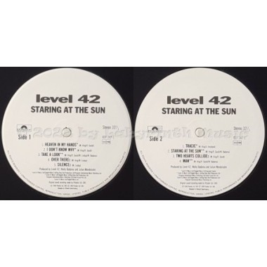 Level 42 - Staring At The Sun • 12" Vinyl LP • MINT - Labyrinth Music