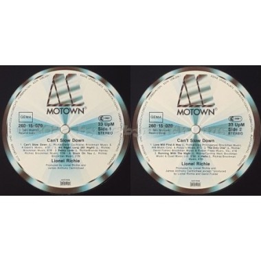 Lionel Richie - Can't Slow Down • 12" Vinyl LP • EX - Labyrinth Music