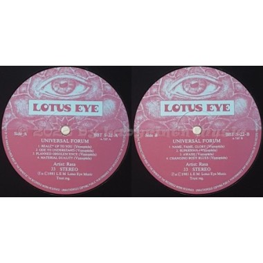 Rasa - Universal Forum • 12" Vinyl LP • EX - Labyrinth Music