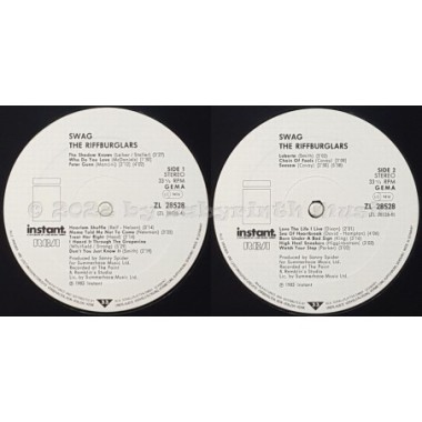 The Riffburglars - Swag • 12" Vinyl LP • EX - Labyrinth Music