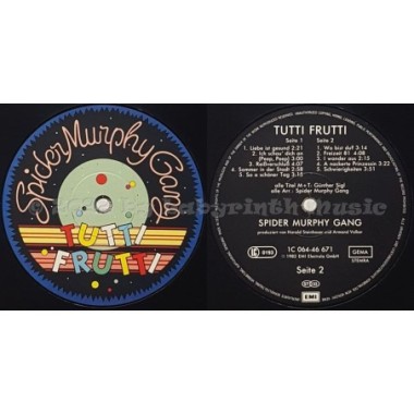 Spider Murphy Gang - Tutti Frutti • 12" Vinyl LP - Labyrinth Music