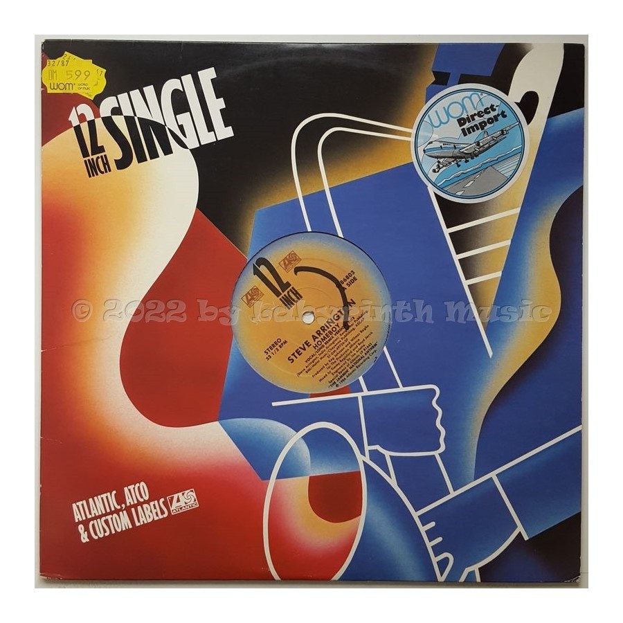 Steve Arrington - Homeboy • 12" Vinyl Maxi • EX - Labyrinth Music