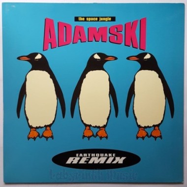 Adamski - The Space Jungle • Earthquake Remix • 12" Vinyl Maxi • NM - Labyrinth Music