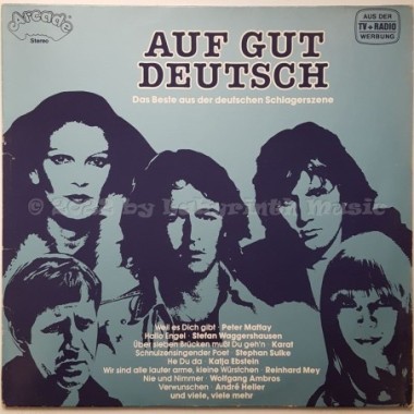 Various - Auf Gut Deutsch • 12" Vinyl LP - Labyrinth Music