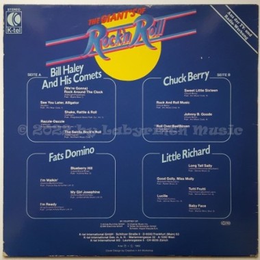 Various - The Giants Of Rock'n Roll • 12" Vinyl LP - Labyrinth Music