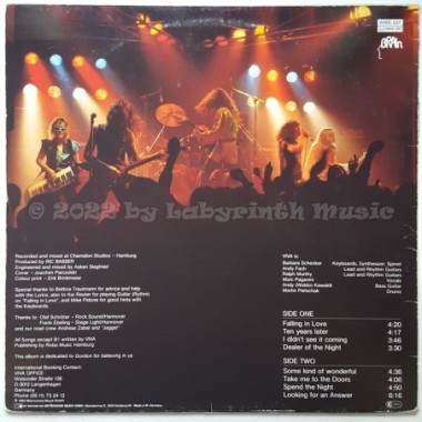 Viva - Dealers Of The Night • 12" Vinyl LP - Labyrinth Music