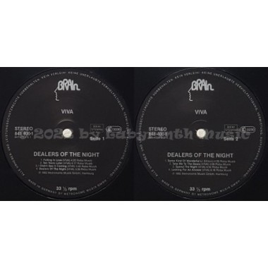 Viva - Dealers Of The Night • 12" Vinyl LP - Labyrinth Music