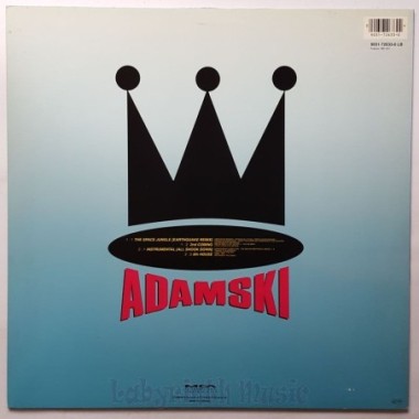 Adamski - The Space Jungle • Earthquake Remix • 12" Vinyl Maxi • NM - Labyrinth Music