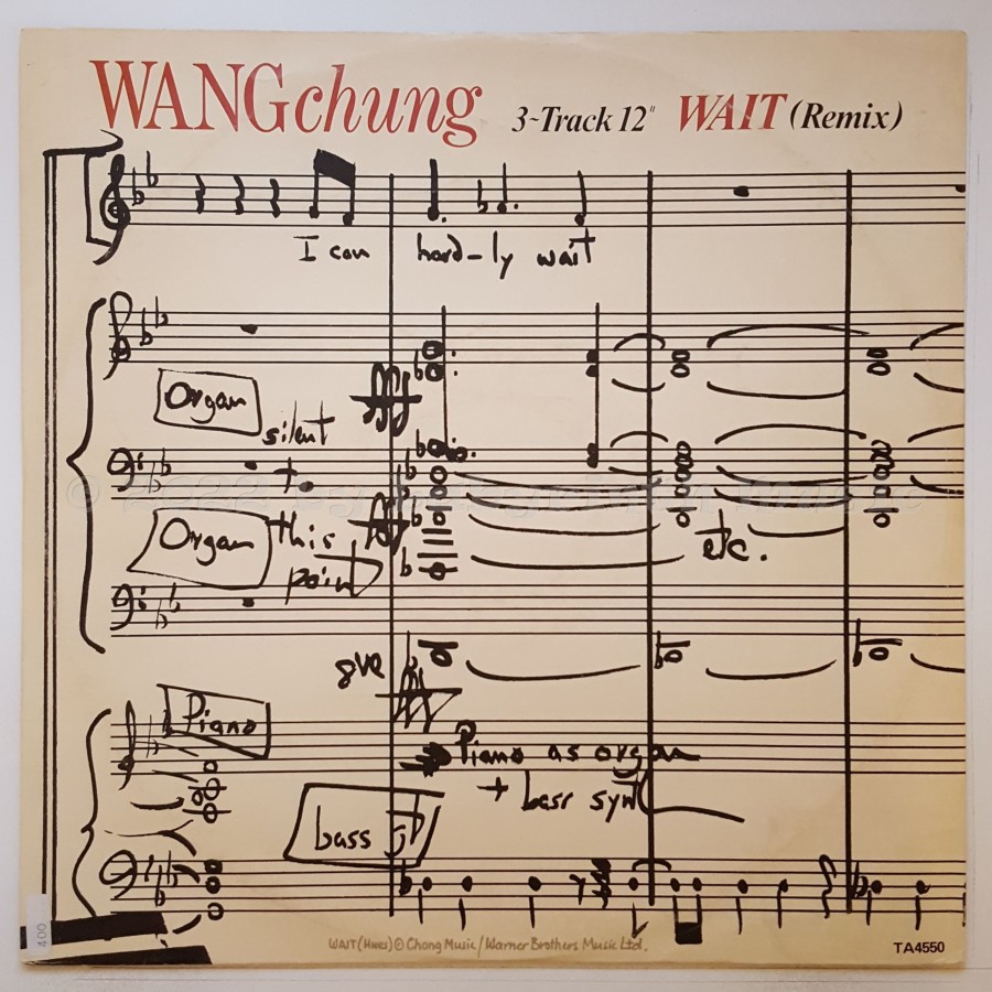 Wang Chung - Wait • Remix • 12" Vinyl Maxi • EX - Labyrinth Music
