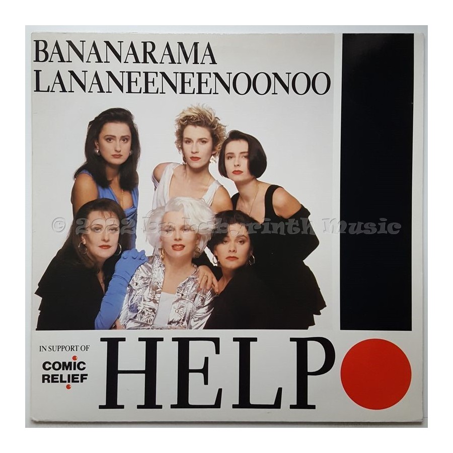 Bananarama & Lananeeneenoonoo - Help • 12" Vinyl Maxi • MINT - Labyrinth Music