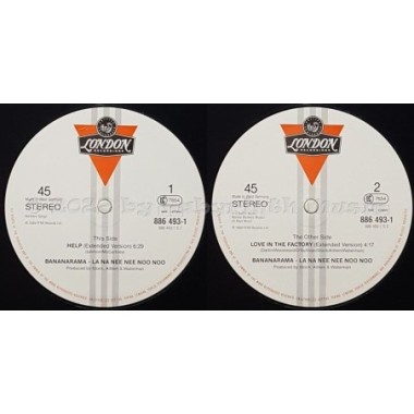 Bananarama & Lananeeneenoonoo - Help • 12" Vinyl Maxi • MINT - Labyrinth Music