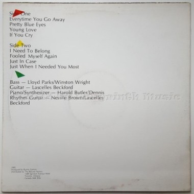 Barbara Jones - Need To Belong • 12" Vinyl LP • EX - Labyrinth Music