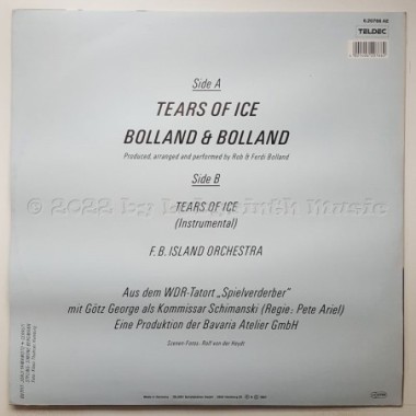 Bolland & Bolland - Tears Of Ice • 12" Vinyl Maxi • EX - Labyrinth Music