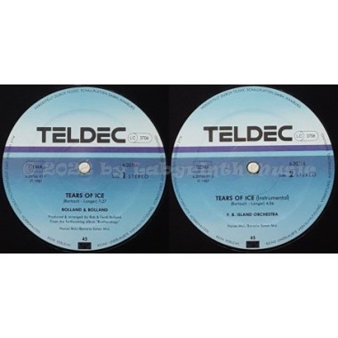 Bolland & Bolland - Tears Of Ice • 12" Vinyl Maxi • EX - Labyrinth Music