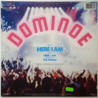Dominoe - Here I Am • 12" Vinyl Maxi • EX - Labyrinth Music