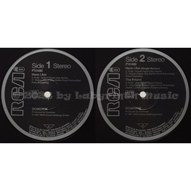 Dominoe - Here I Am • 12" Vinyl Maxi • EX - Labyrinth Music