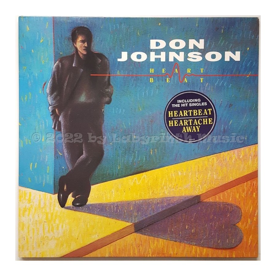 Don Johnson - Heartbeat • 12" Vinyl LP • MINT - Labyrinth Music