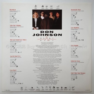 Don Johnson - Heartbeat • 12" Vinyl LP • MINT - Labyrinth Music