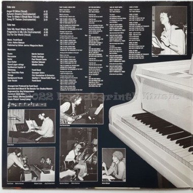 Frank Duval & Orchestra - Angel Of Mine • 12" Vinyl LP • EX - Labyrinth Music