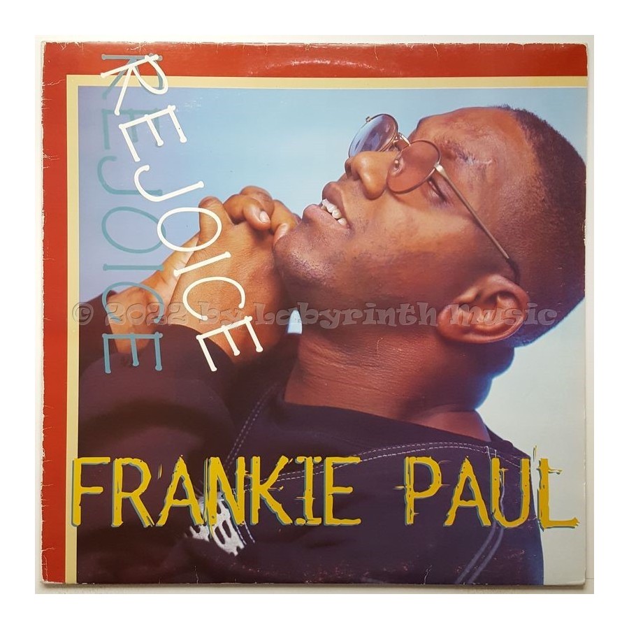 Frankie Paul - Rejoice • 12" Vinyl LP - Labyrinth Music