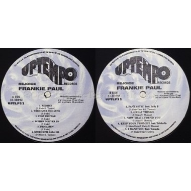Frankie Paul - Rejoice • 12" Vinyl LP - Labyrinth Music