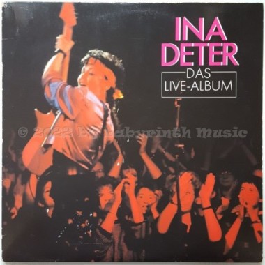 Ina Deter - Das Live-Album • 12" Vinyl LP • EX - Labyrinth Music