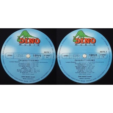 Luciano Pavarotti - Pavarottissimo • 12" Vinyl LP • NM - Labyrinth Music
