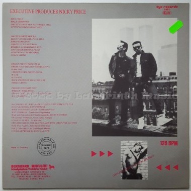 Man 2 Man Meet Man Parrish - Male Stripper • 12" Vinyl Maxi • MINT - Labyrinth Music