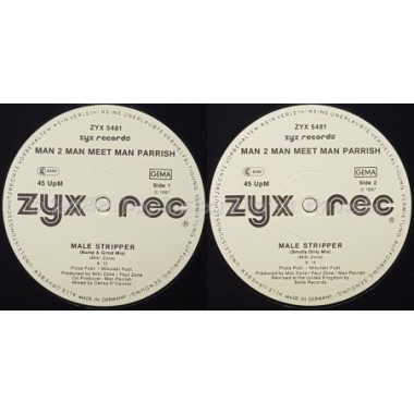 Man 2 Man Meet Man Parrish - Male Stripper • 12" Vinyl Maxi • MINT - Labyrinth Music
