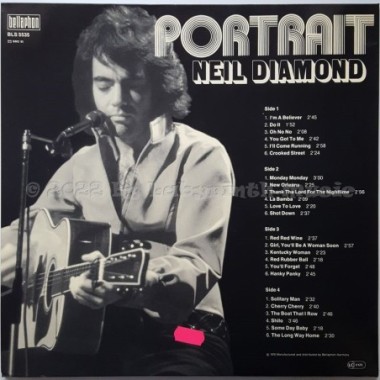 Neil Diamond - Portrait • 12" Vinyl LP • MINT - Labyrinth Music