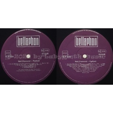 Neil Diamond - Portrait • 12" Vinyl LP • MINT - Labyrinth Music