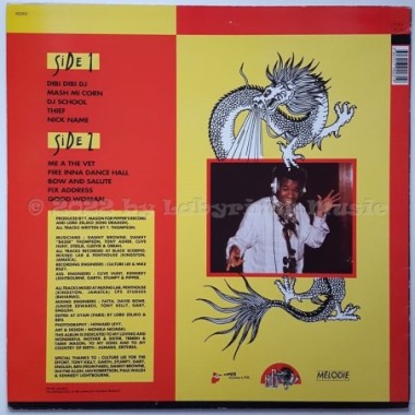 Papa San - Fire Inna Dance Hall • 12" Vinyl LP • EX - Labyrinth Music