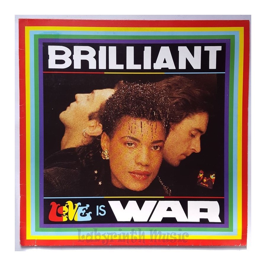 Brilliant - Love Is War • 12" Vinyl Maxi • EX - Labyrinth Music