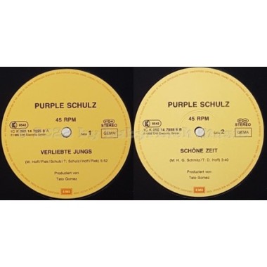 Purple Schulz - Verliebte Jungs • 12" Vinyl Maxi • EX - Labyrinth Music
