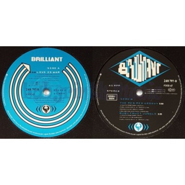 Brilliant - Love Is War • 12" Vinyl Maxi • EX - Labyrinth Music
