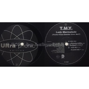 T.M.Y. - Lady Marmalade • 12" Vinyl Maxi - Labyrinth Music