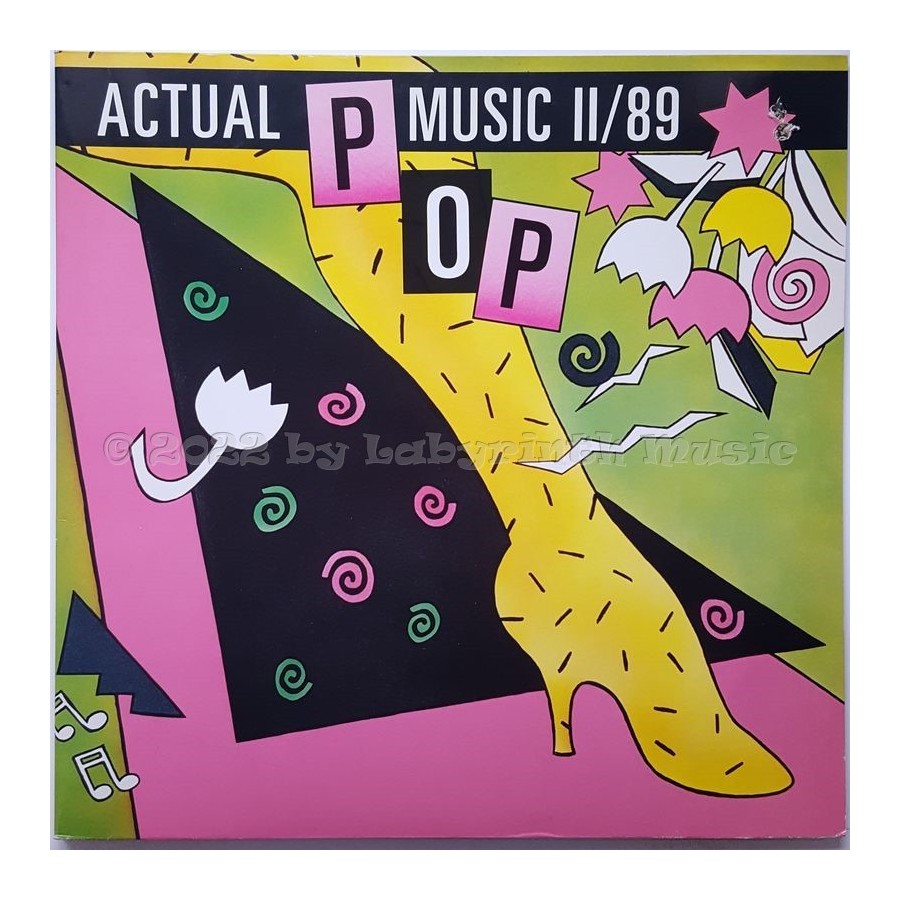 Various - Actual Pop Music 2/89 • 12" Vinyl LP • MINT - Labyrinth Music