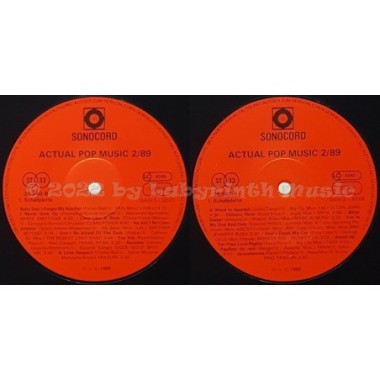 Various - Actual Pop Music 2/89 • 12" Vinyl LP • MINT - Labyrinth Music