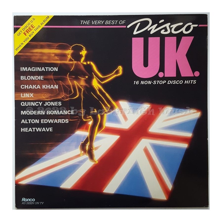Various - Disco U.K. • 12" Vinyl LP • MINT - Labyrinth Music