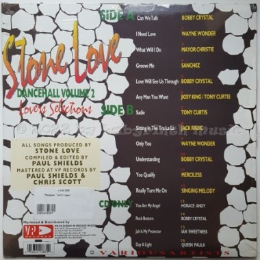 Various - Stone Love Dancehall Vol. 2 • 12" Vinyl LP • MINT - Labyrinth Music