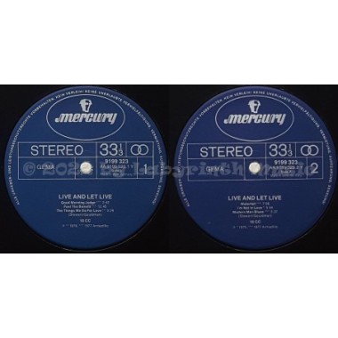 10CC - Live And Let Live • 12" Vinyl LP - Labyrinth Music