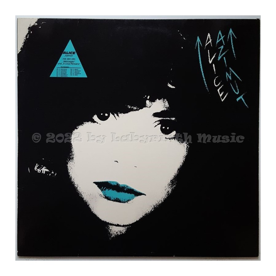Alice - Azimut • 12" Vinyl LP • EX - Labyrinth Music