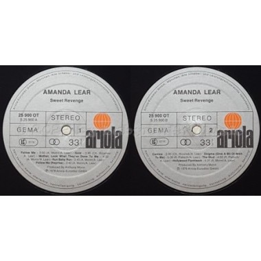 Amanda Lear - Sweet Revenge • 12" Vinyl LP - Labyrinth Music