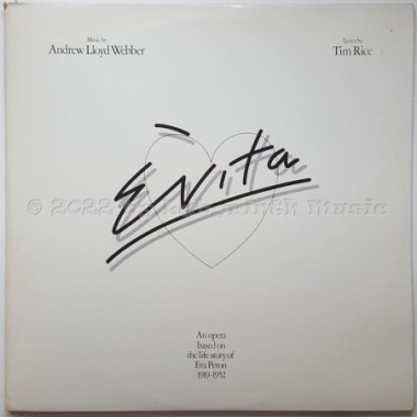 Andrew Lloyd Webber - Evita • 12" Vinyl LP - Labyrinth Music