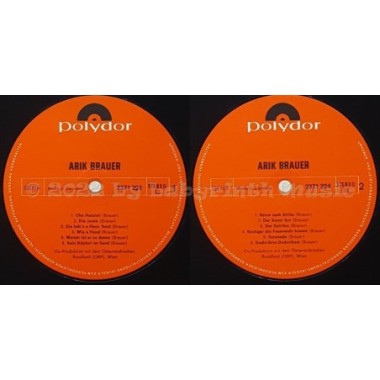 Arik Brauer - Arik Brauer • 12" Vinyl LP • EX - Labyrinth Music