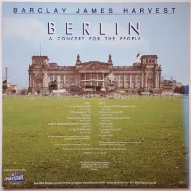 Barclay James Harvest - Berlin - A Concert For The People • 12" Vinyl LP - Labyrinth Music