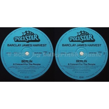 Barclay James Harvest - Berlin - A Concert For The People • 12" Vinyl LP - Labyrinth Music