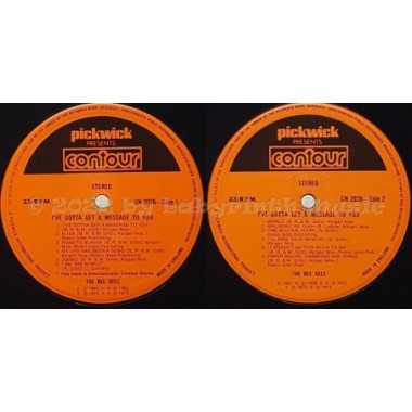 Bee Gees - I've Gotta Get A Message To You • 12" Vinyl LP - Labyrinth Music