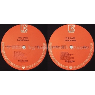 The Cars - Panorama • 12" Vinyl LP • MINT - Labyrinth Music