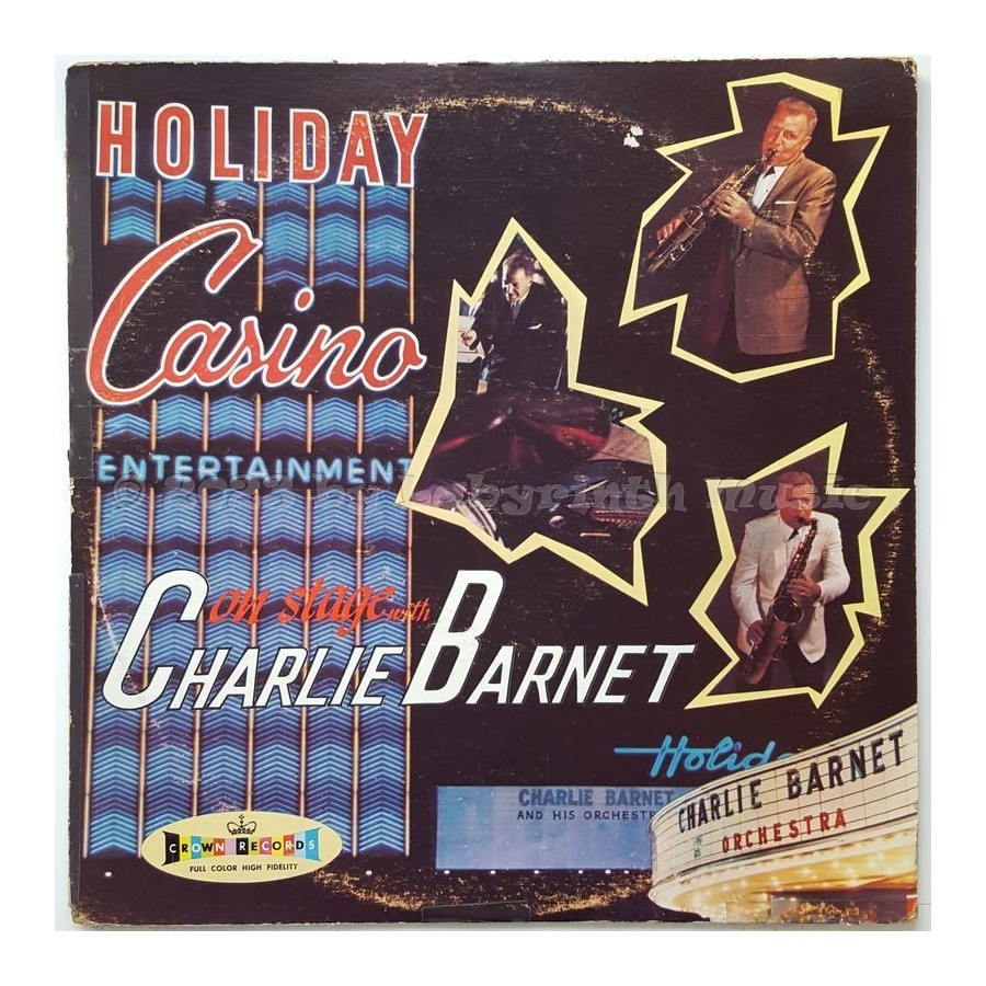 Charlie Barnet And His Orchestra - On Stage With Charlie Barnet • 12" Vinyl LP - Labyrinth Music